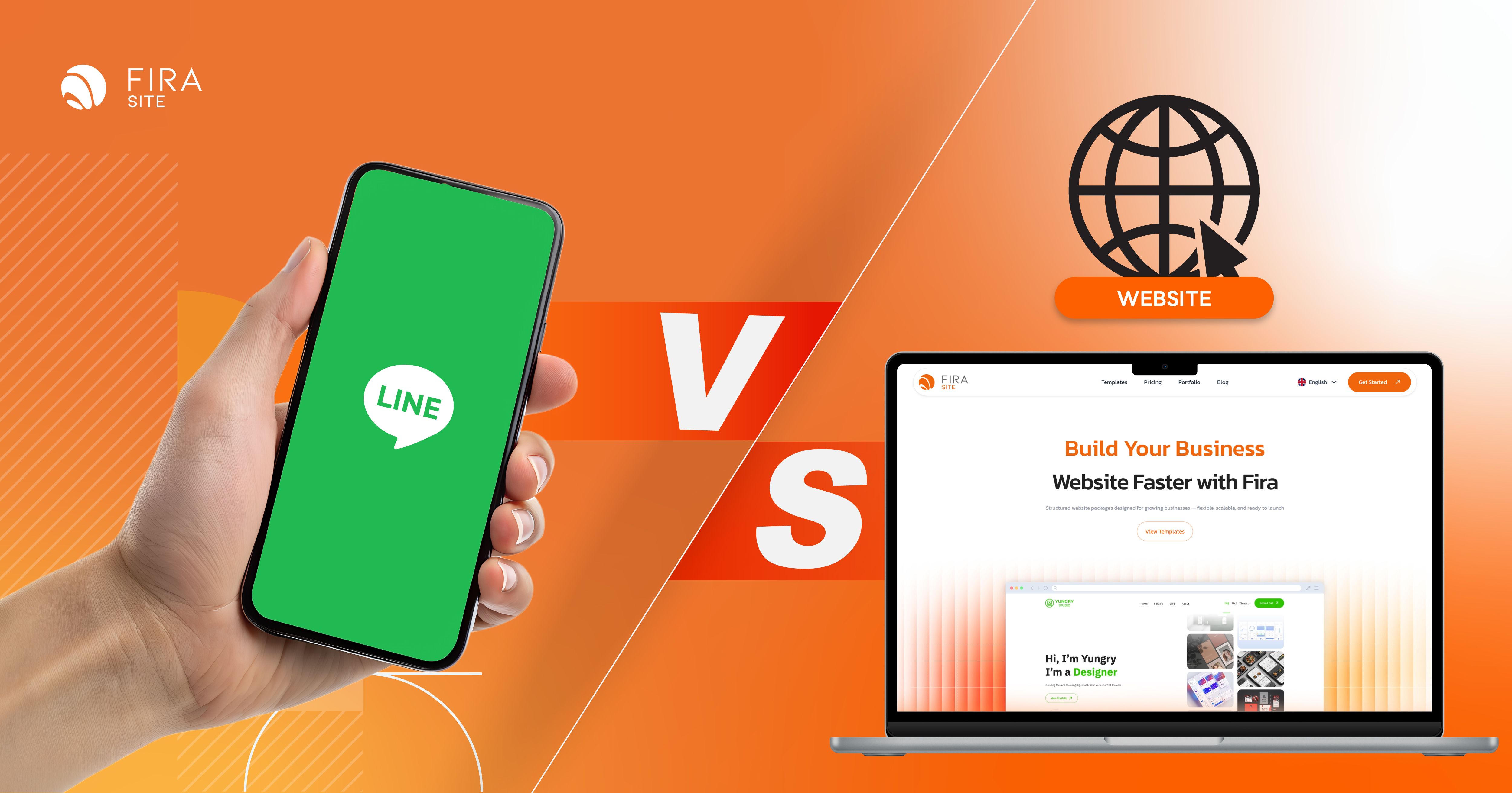 เว็บไซต์กับ LINE OA ต่างกันยังไง?